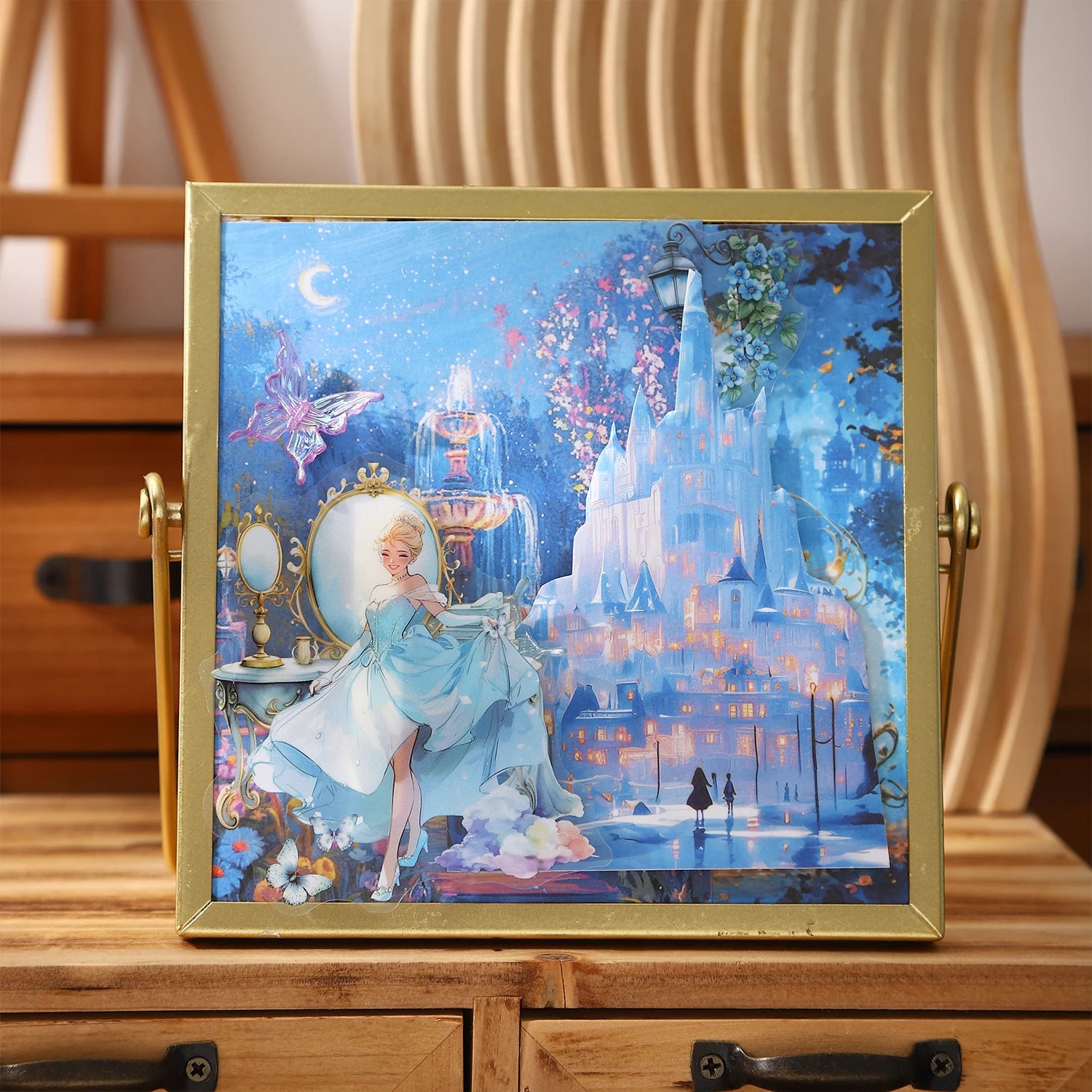 10 Sheets Dreamy Fairy Tale Stickers Theme, Fit for DIY, Scrapbook, Phone Case, Notebook & More Decorations 