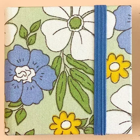 Nature Mini Fabric Sketchbook Square 20 Sheets Travel for Painting for Drawing 