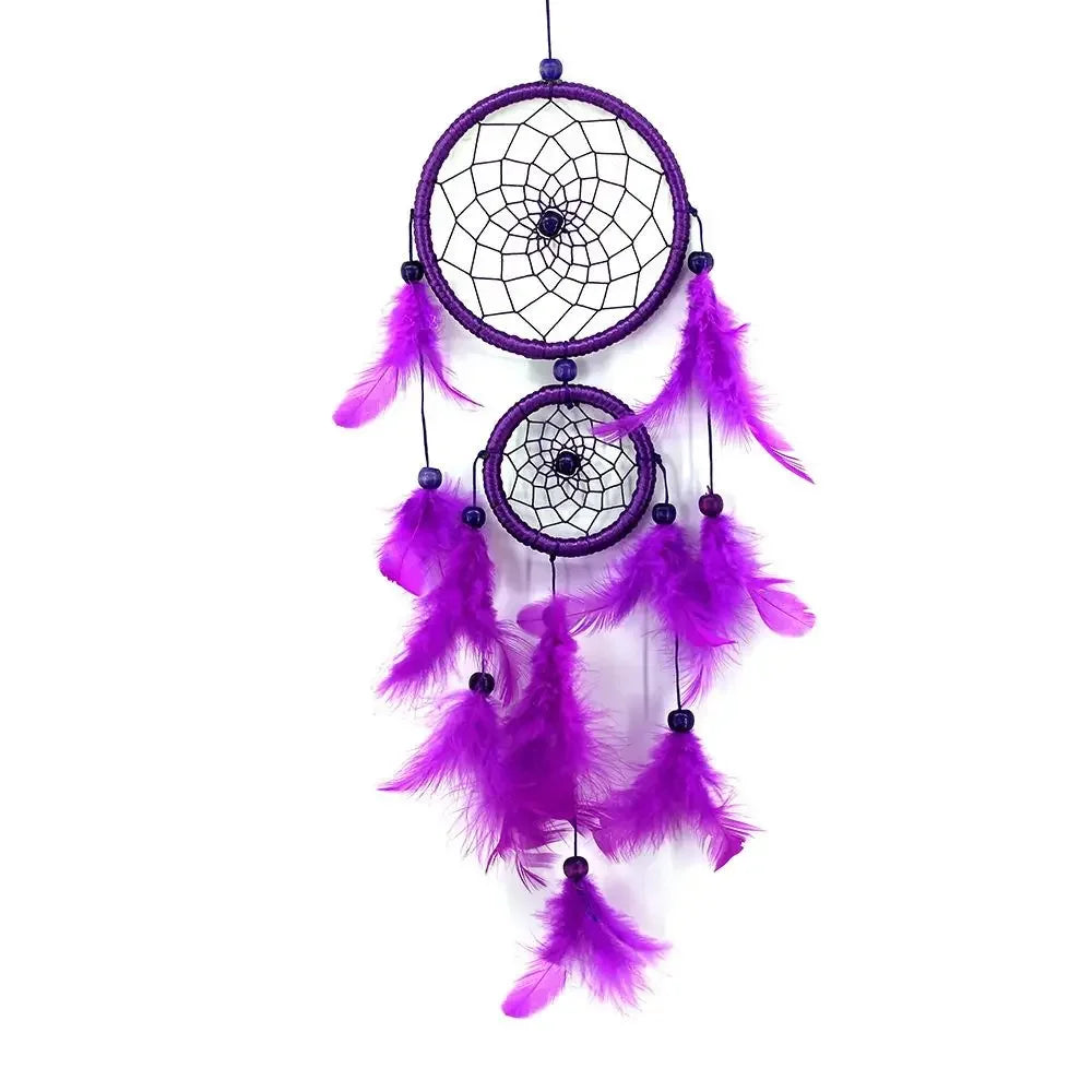 1 pc Dream Classic Small Catcher Room Decor Feather Dreamcatcher Wind Chimes 
