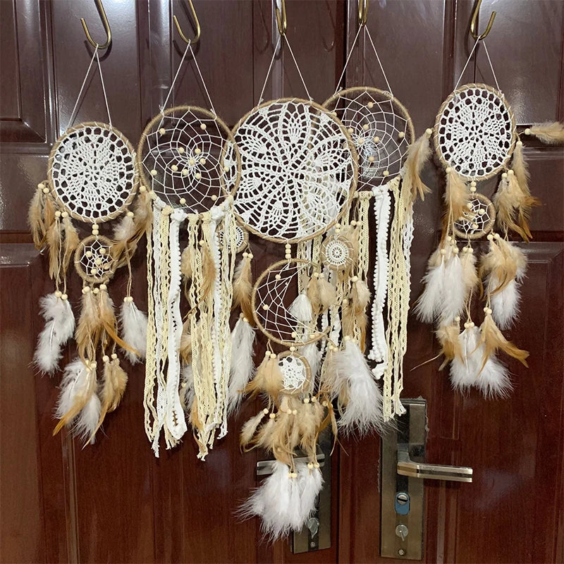 5 pc set Dream Catcher, Indian Style Wall Hangings, Home Decoration 