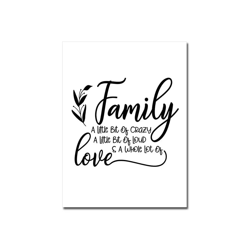 Welcome Canvas Wall Art White Poster Living Bedroom Decor 