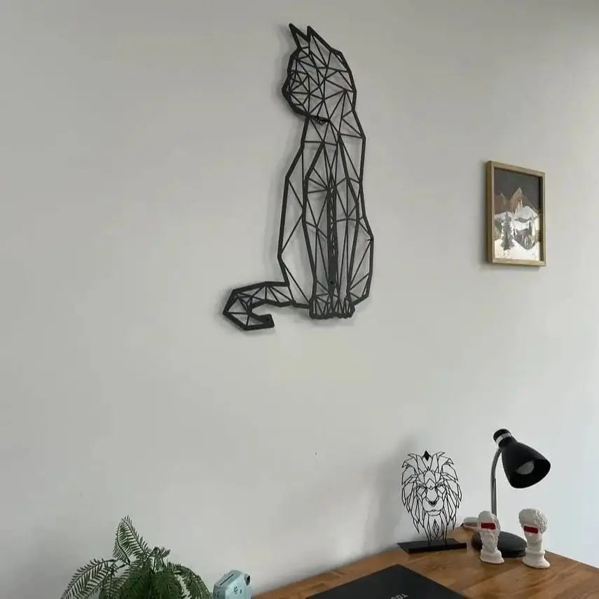 Metal Crafts Selling Bedroom Living Room Ornaments Cat Decorations, Crafts Ornaments Home Decoration metal wall hanging 