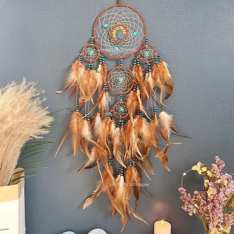 Coffee Dream Catcher, Home Decor, Indian Natural Stone Tree of Life 
