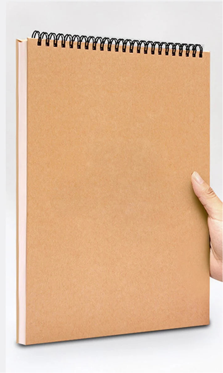 Pink Flowers Sketchbook A4 Drawing Paper No bleed Supplies for Artist Watercolor Oil Painting Stationery Supplies 