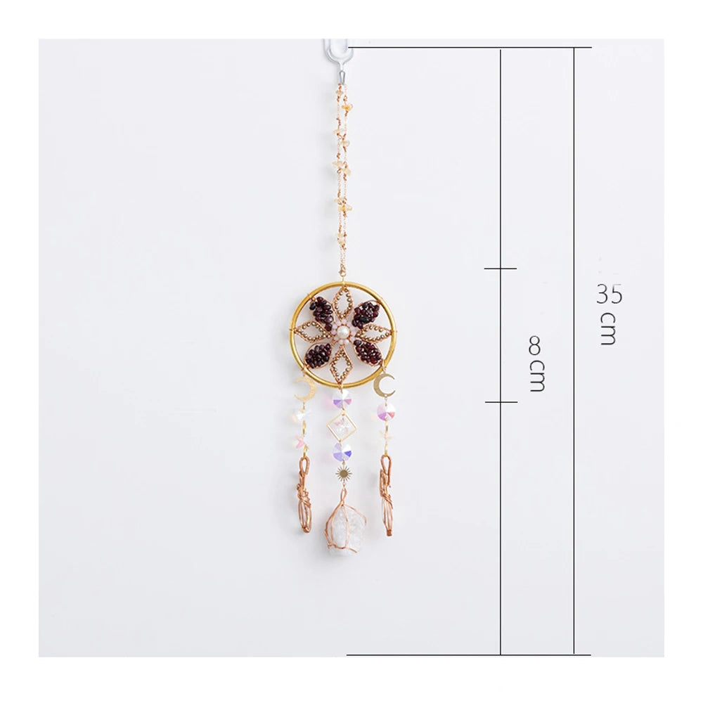 Crystal Flower Sun Catcher Prism, Home and Garden Hanging Decorations, Art 