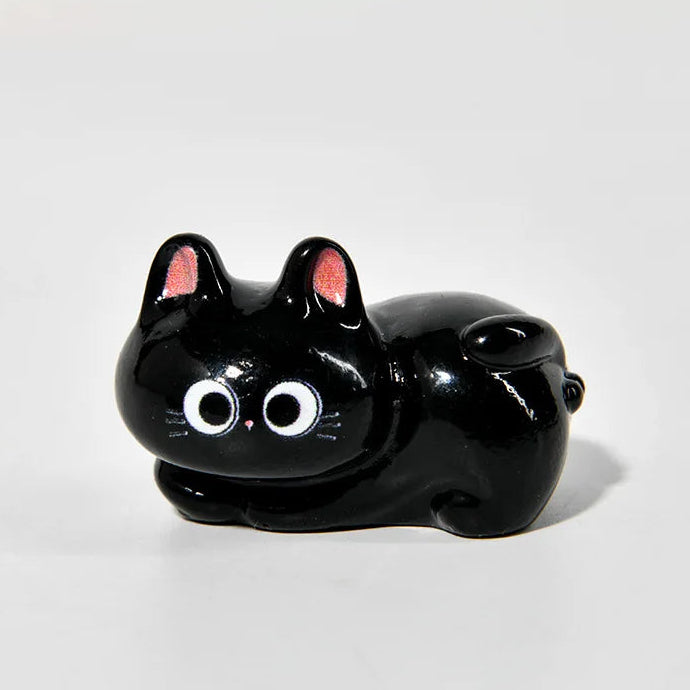 Cute Black Cats Figurine, Desktop Room Decoration 
