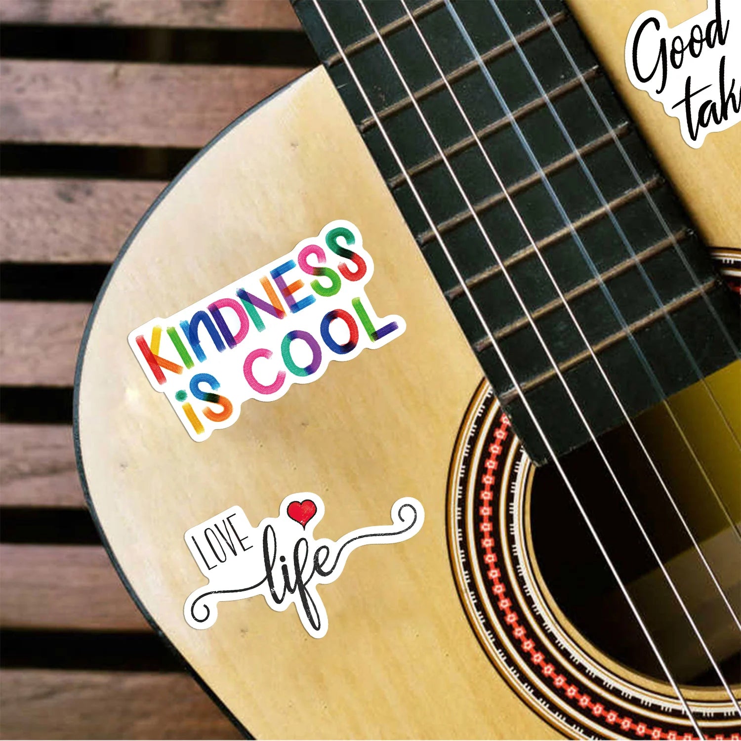 52 Pieces Motivational Phrase Stickers, Inspirational Life, for Laptop, Study Room, Scrapbooking 