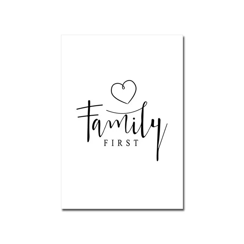 Welcome Canvas Wall Art White Poster Living Bedroom Decor 