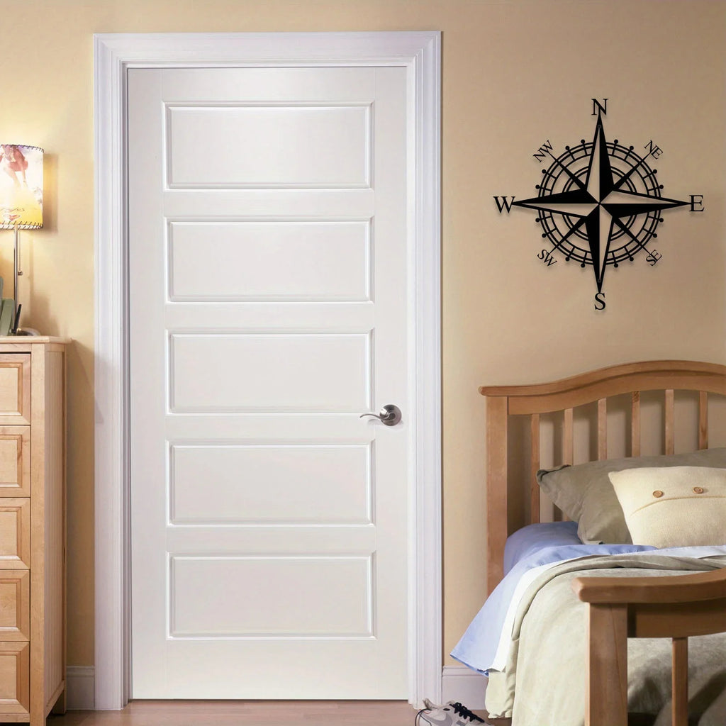 Metal Compass Wall Art Decoration, Home Decor, Living Room 