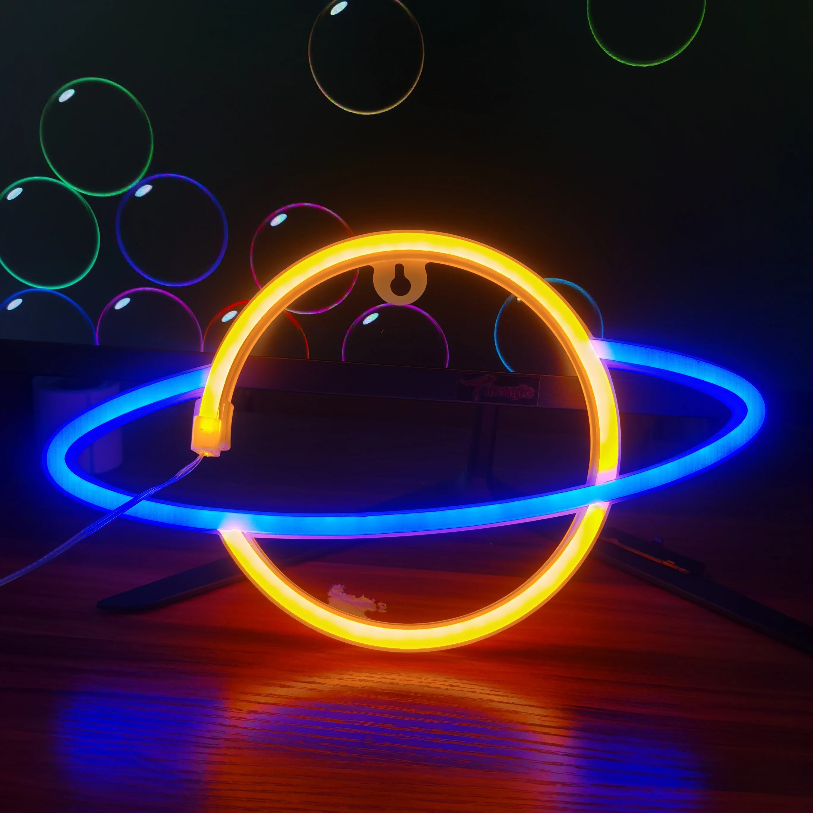 1pc Neon Light - Galaxy Space Planet, Game or Bedroom decoration 