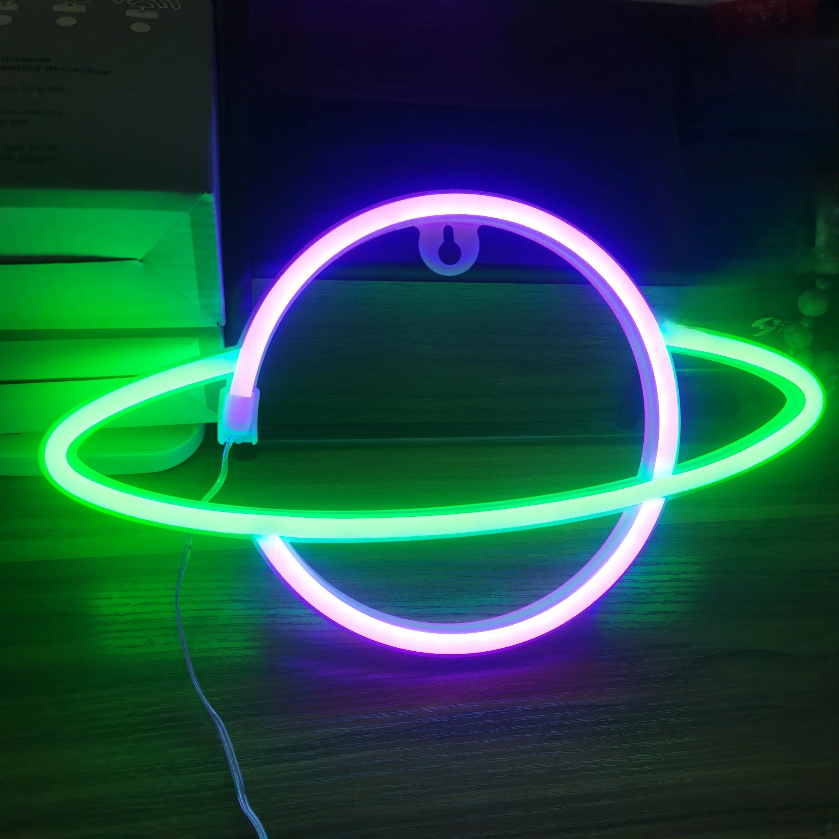 1pc Neon Light - Galaxy Space Planet, Game or Bedroom decoration 