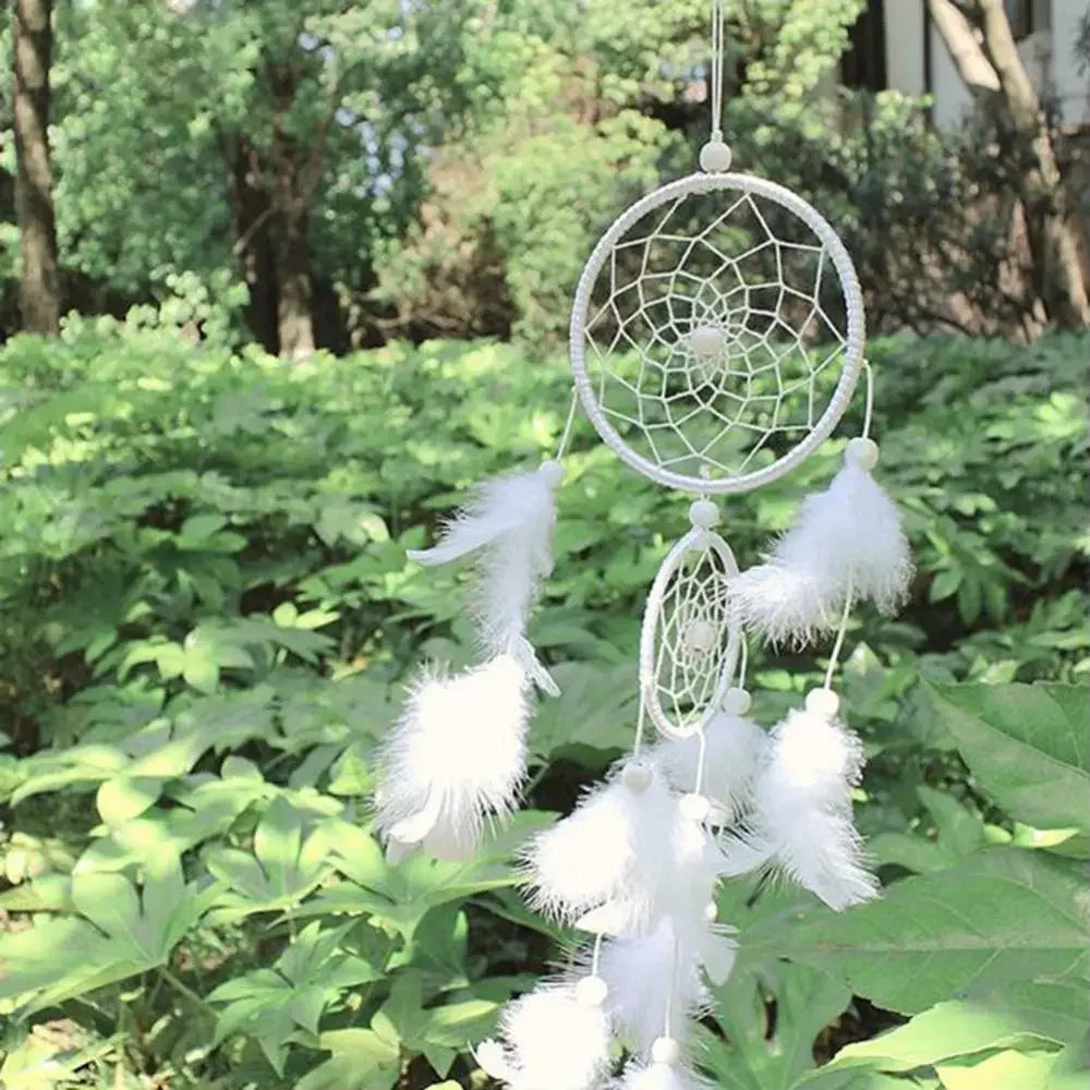 1 pc Dream Classic Small Catcher Room Decor Feather Dreamcatcher Wind Chimes 