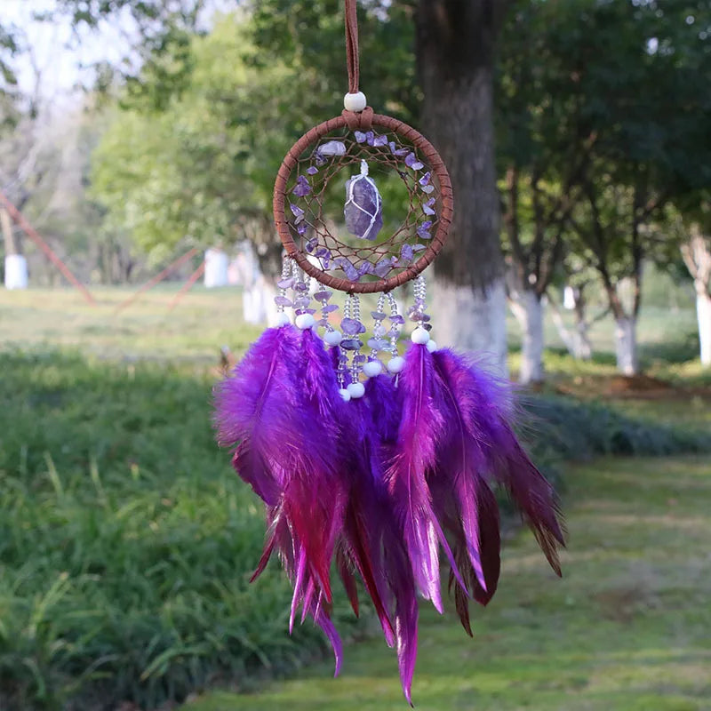 Stunning Dream Catchers - Small - Natural Crystal Gemstone, Decor and Accessories 