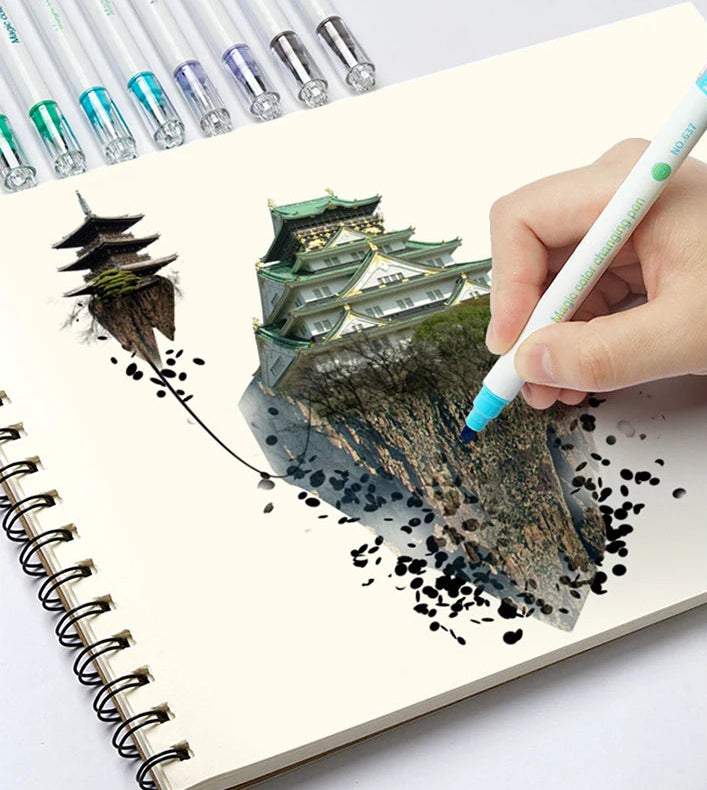 Moon Sketchbook Drawing Paper No bleed Supplies for Artist Watercolor Oil Painting Stationery School Ofice Supplies 