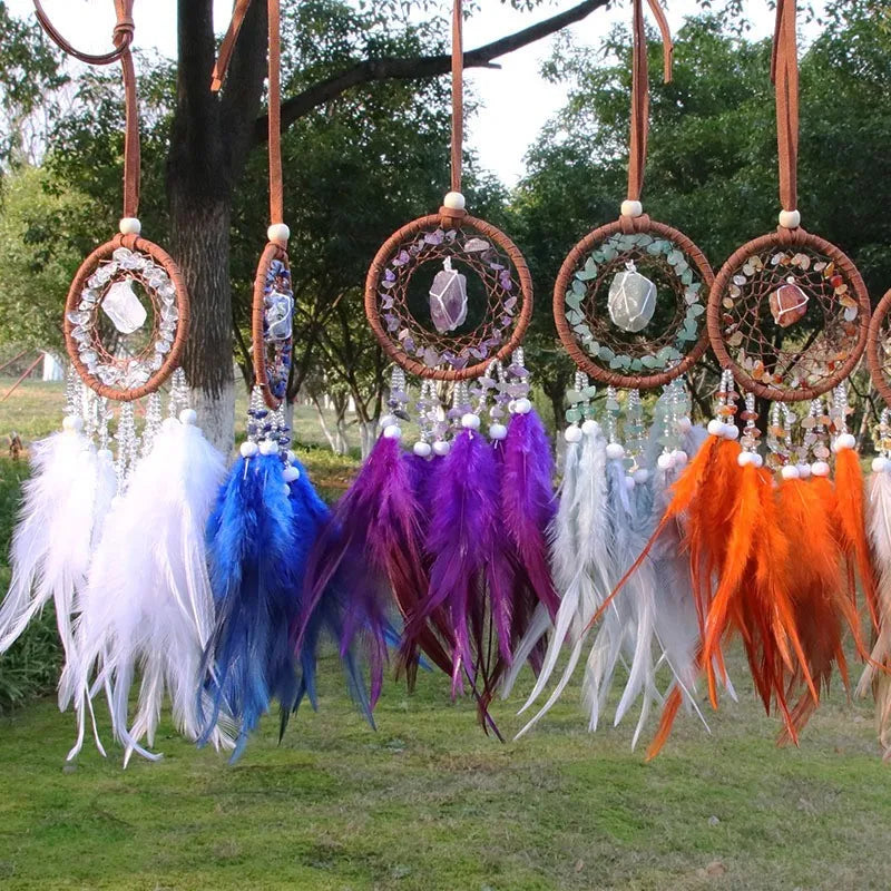 Stunning Dream Catchers - Small - Natural Crystal Gemstone, Decor and Accessories 