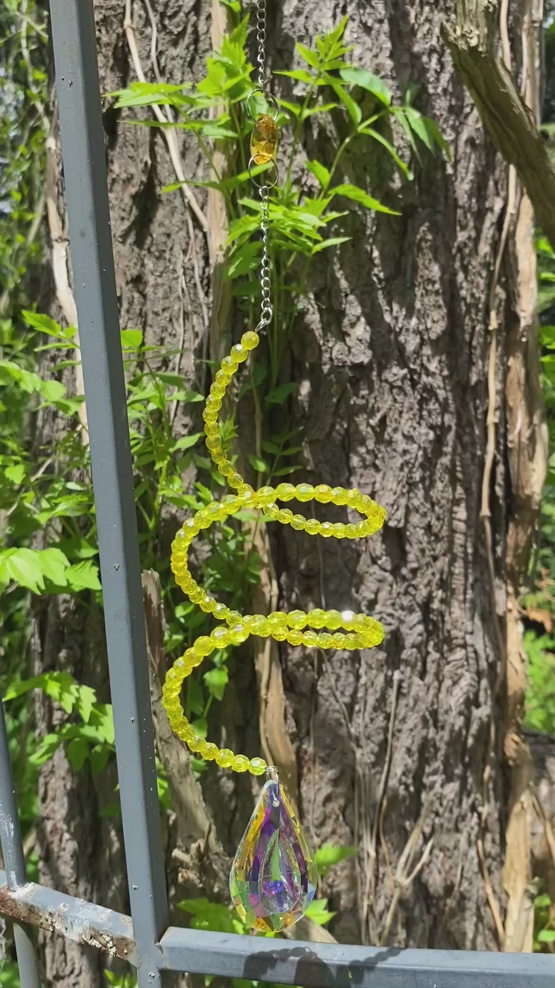 Swirl Suncatcher - Honey